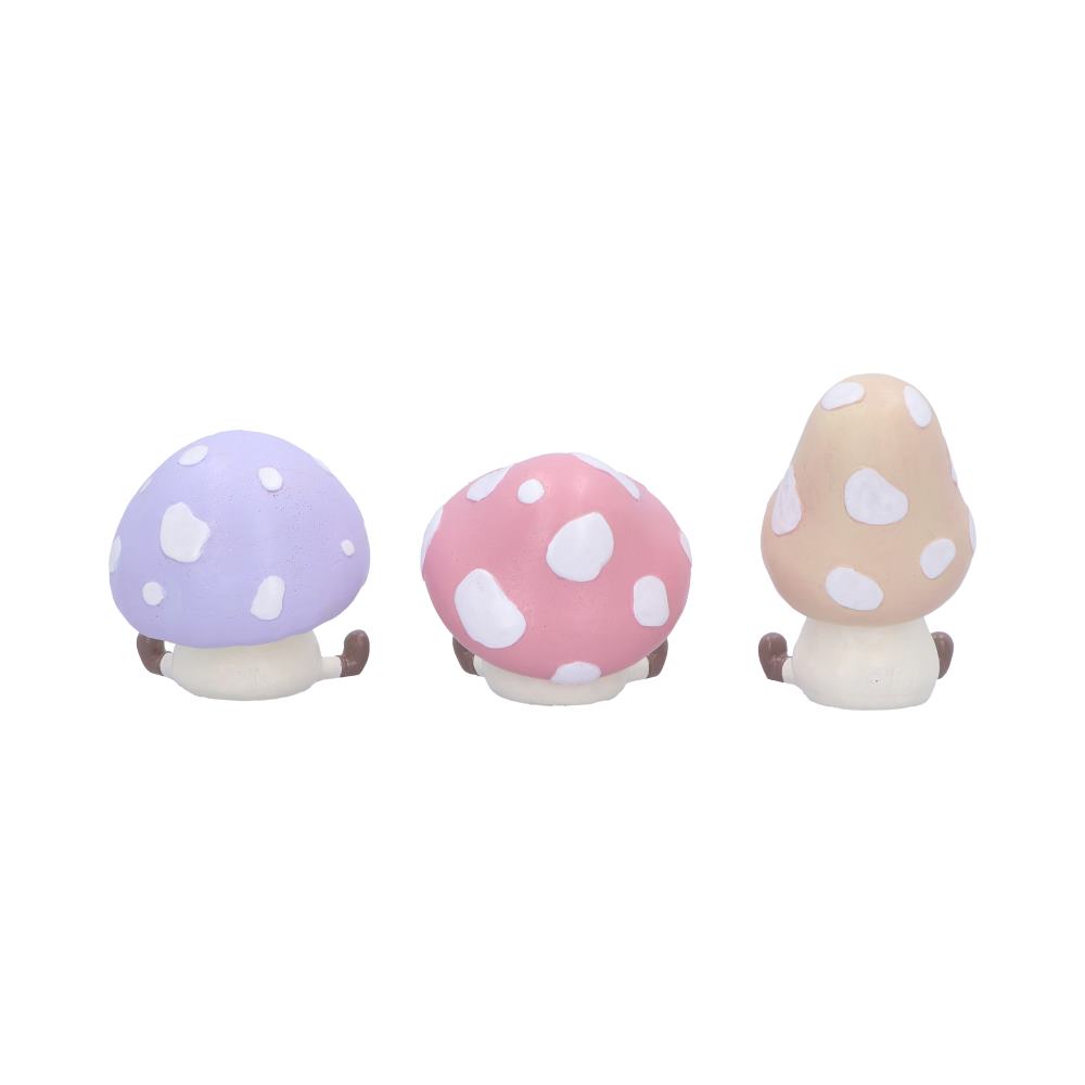 Three Wise Toadstools 8.5cm
