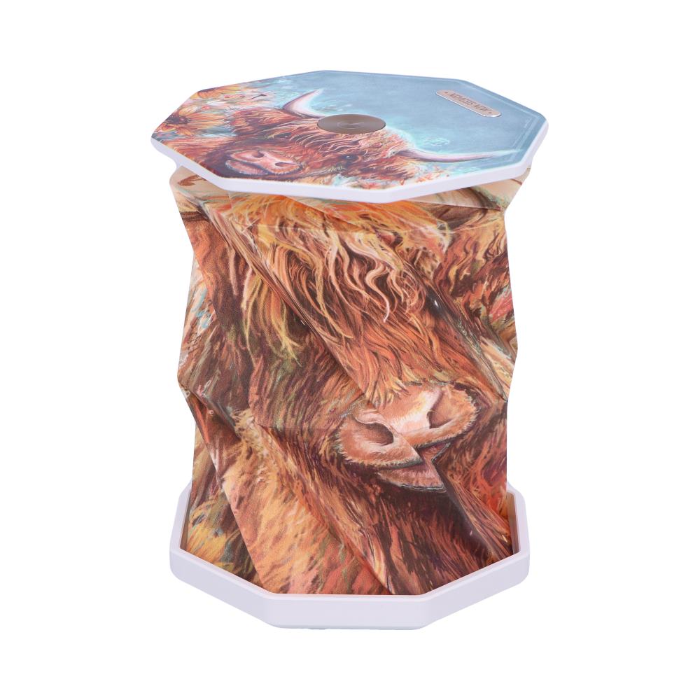 Highland Cow Foldable Lamp 21cm